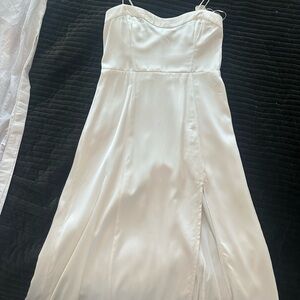 Abercrombie & Fitch Camille MIDI White Dress (M)